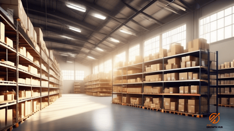 An SEO-friendly alt text for the featured image could be: 'Well-lit warehouse aisle with neatly arranged shelves showcasing accurate stock control system and various products.'